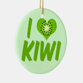 I Liebe Kiwi Keramik Ornament (Rechts)