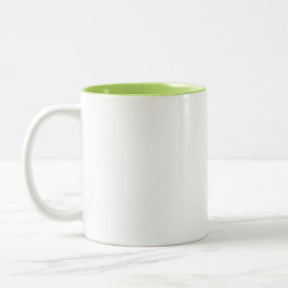 I LIEBE KIWI (Kiwi Fruits/Kiwi Berry) Zweifarbige Tasse