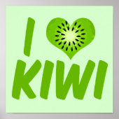 I Liebe Kiwi Poster (Vorne)