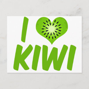I Liebe Kiwi Postkarte