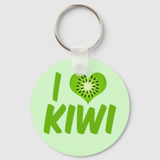 I Liebe Kiwi Schlüsselanhänger (Vorderseite)