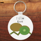 I Liebe Kiwi Schlüsselanhänger (Vorderseite)