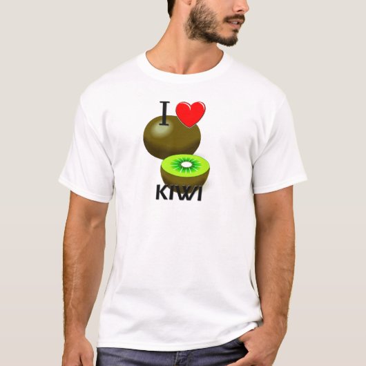 I Liebe-Kiwi T-Shirt (Vorderseite)