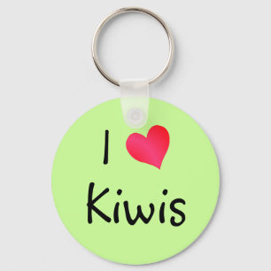 I Liebe Kiwis Schlüsselanhänger