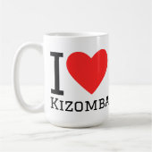 I Liebe Kizomba Kaffeetasse (Links)