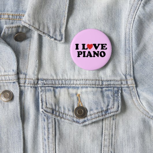 I Liebe-Klavier-Knopf Button (Beispiel)