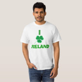 I Liebe-Kleeblatt-Irland-T-Shirt T-Shirt (Vorne ganz)