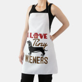 I Liebe Kleine Dackeln Miniatur Dackel Dackel Schürze (InSitu)