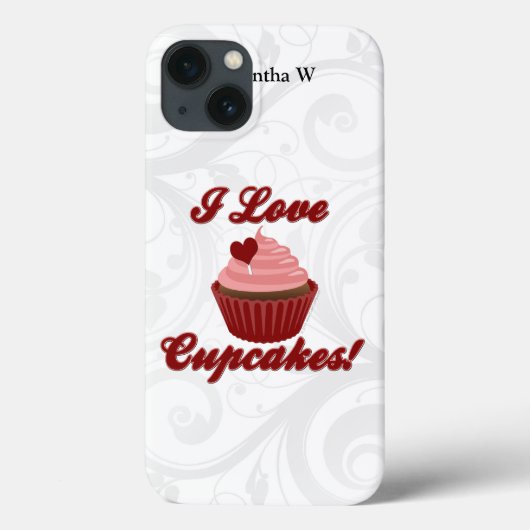 I Liebe-kleine Kuchen Case-Mate iPhone Hülle (Rückseite)