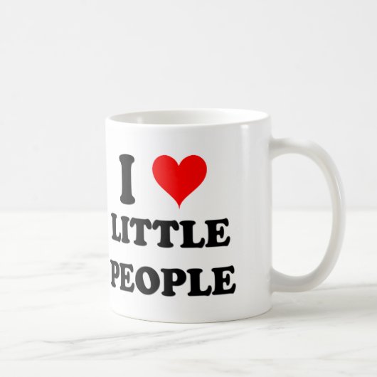 I Liebe-kleine Leute Kaffeetasse (Rechts)