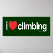 I Liebe Klettern Poster (Vorne)