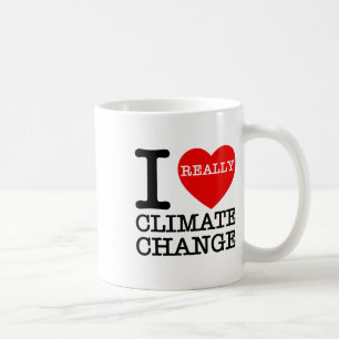 I Liebe Klimawandel Herz Glol Erwärmung Sonnensche Kaffeetasse
