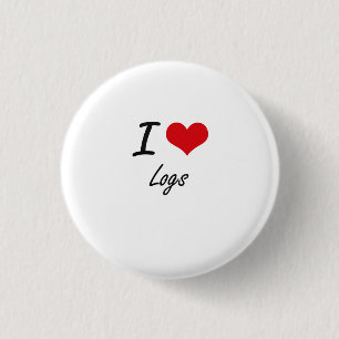 I Liebe-Klotz Button