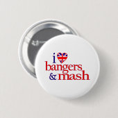I Liebe-Knallkörper und Brei Button (Vorne & Hinten)