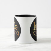 I Liebe Knittern Garnknitter Geschenk Kaffee Tasse (Zentrum)