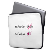 I Liebe Knittern Laptopschutzhülle (Vorderseite Links)