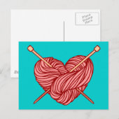 I Liebe Knittern Postkarte (Vorne/Hinten)