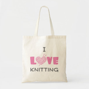 I Liebe Knittern Tragetasche