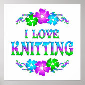 I LIEBE KNITTING POSTER (Vorne)