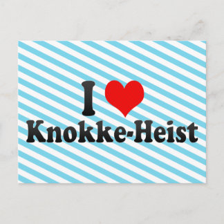 I Liebe Knokke-Heist, Belgien Postkarte