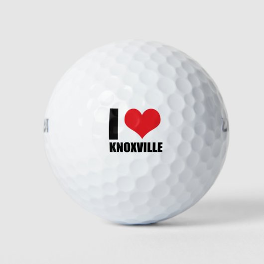 I Liebe Knoxville Golfball (Vorderseite)