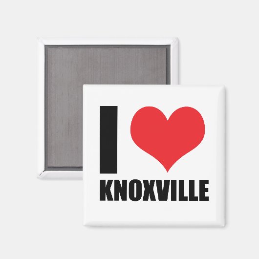 I Liebe Knoxville Magnet (Vorderseite/Rückseite)