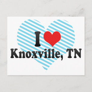 I Liebe Knoxville, TN Postkarte