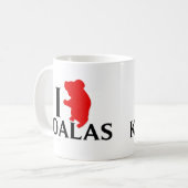 I Liebe-Koala Kaffeetasse (Vorderseite Links)