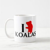 I Liebe-Koala Kaffeetasse (Links)