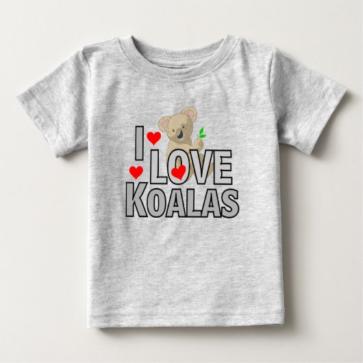 I Liebe-Koala-Kleinkind/KinderT-Shirt Baby T-shirt (Vorderseite)