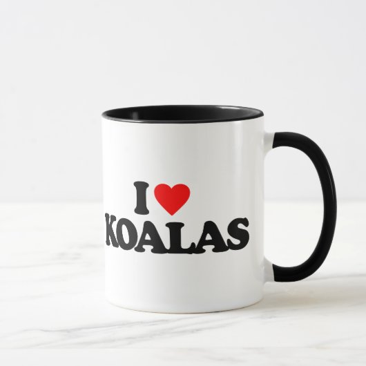 I LIEBE-KOALA TASSE (Rechts)
