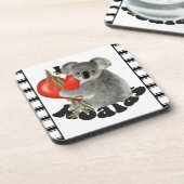 I Liebe-Koala Untersetzer (Linke Seite)