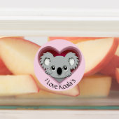 I Liebe Koalas Aufkleber Blatt Niedlich Koala Bäre (Befestigt)