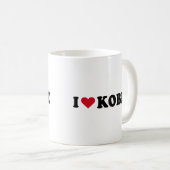 I LIEBE KOBE KAFFEETASSE (VorderseiteRechts)