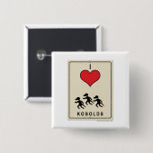 I Liebe Kobolds Button (Vorne & Hinten)