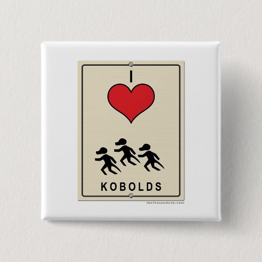 I Liebe Kobolds Button (Vorderseite)
