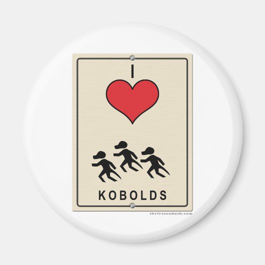 I Liebe Kobolds Magnet (Vorne)