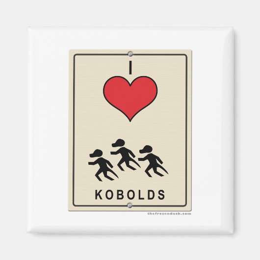 I Liebe Kobolds Magnet (Vorne)