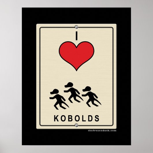 I Liebe Kobolds Poster (Vorne)