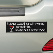 I Liebe-Kochen Autoaufkleber (Auf Auto)