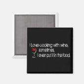 I Liebe Kochen Magnet (Vorderseite/Rückseite)