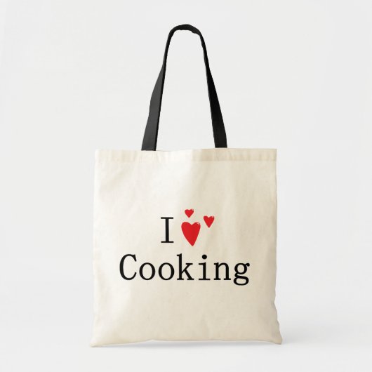I Liebe-Kochen Tragetasche (Vorne)