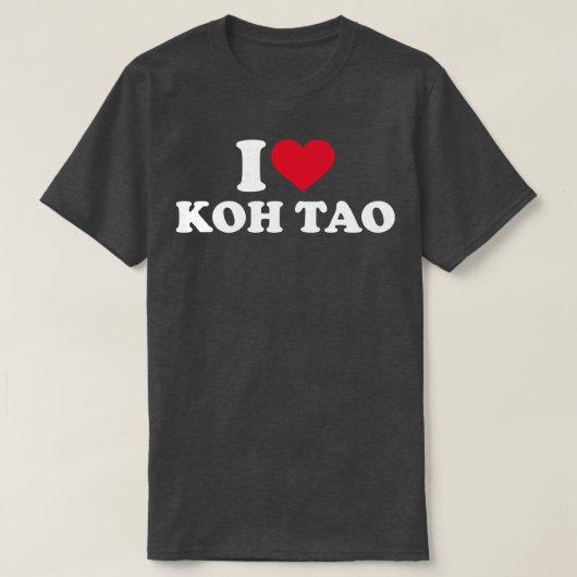 I Liebe Koh Tao T-Shirt (Design vorne)