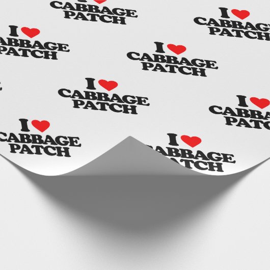 I LIEBE-KOHL-FLECKEN GESCHENKPAPIER (Ecke)