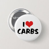 I Liebe Kohlenstoff Button (Vorne & Hinten)