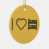 I Liebe-Kojen-Betten Keramikornament (Rechts)