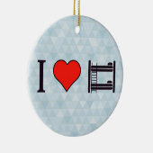 I Liebe-Kojen-Betten Keramikornament (Rechts)