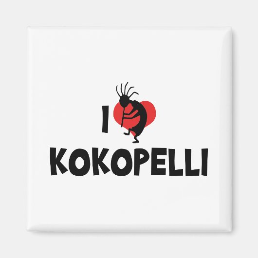 I Liebe Kokopelli Magnet (Vorne)