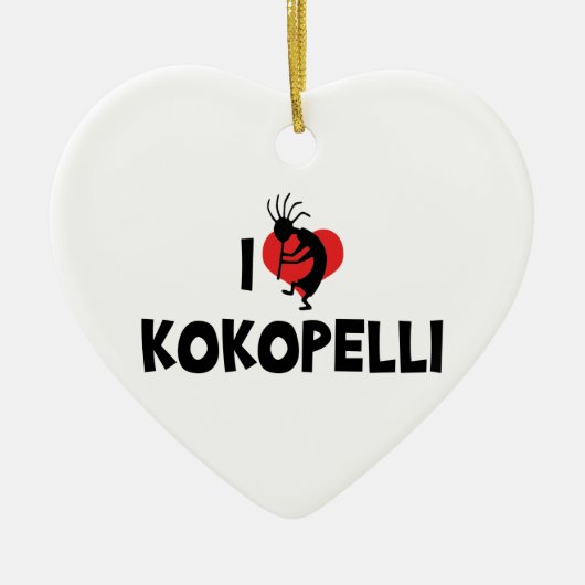 I Liebe Kokopelli Ornament (Vorne)