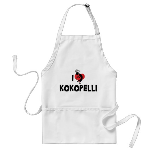 I Liebe Kokopelli Schürze (Vorne)
